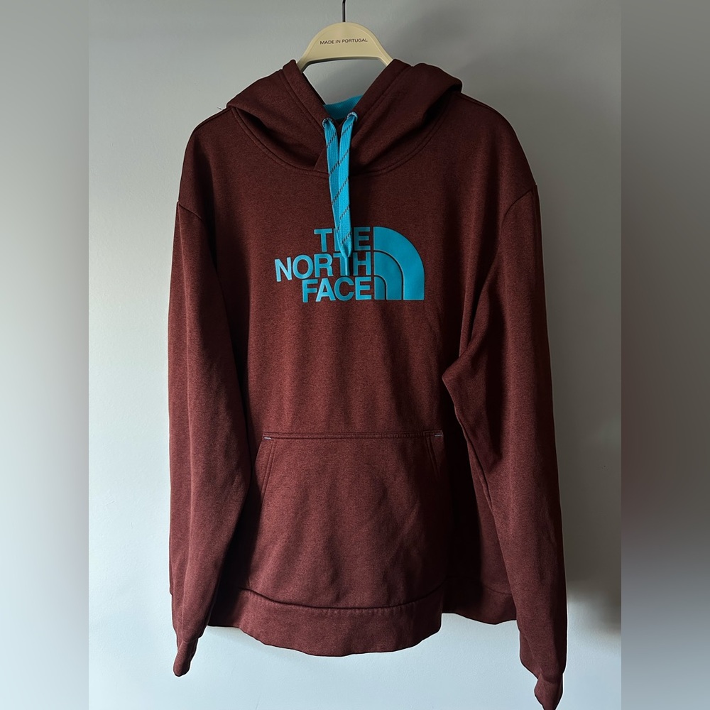 The North Face Maroon Sweater with Cozy Fleece